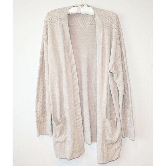 Barefoot Dreams CozyChic Ultra Lite Open Stitch Long Cardi - Picture 6 of 15